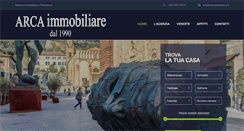 Desktop Screenshot of immobiliarearca.it