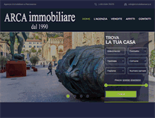Tablet Screenshot of immobiliarearca.it